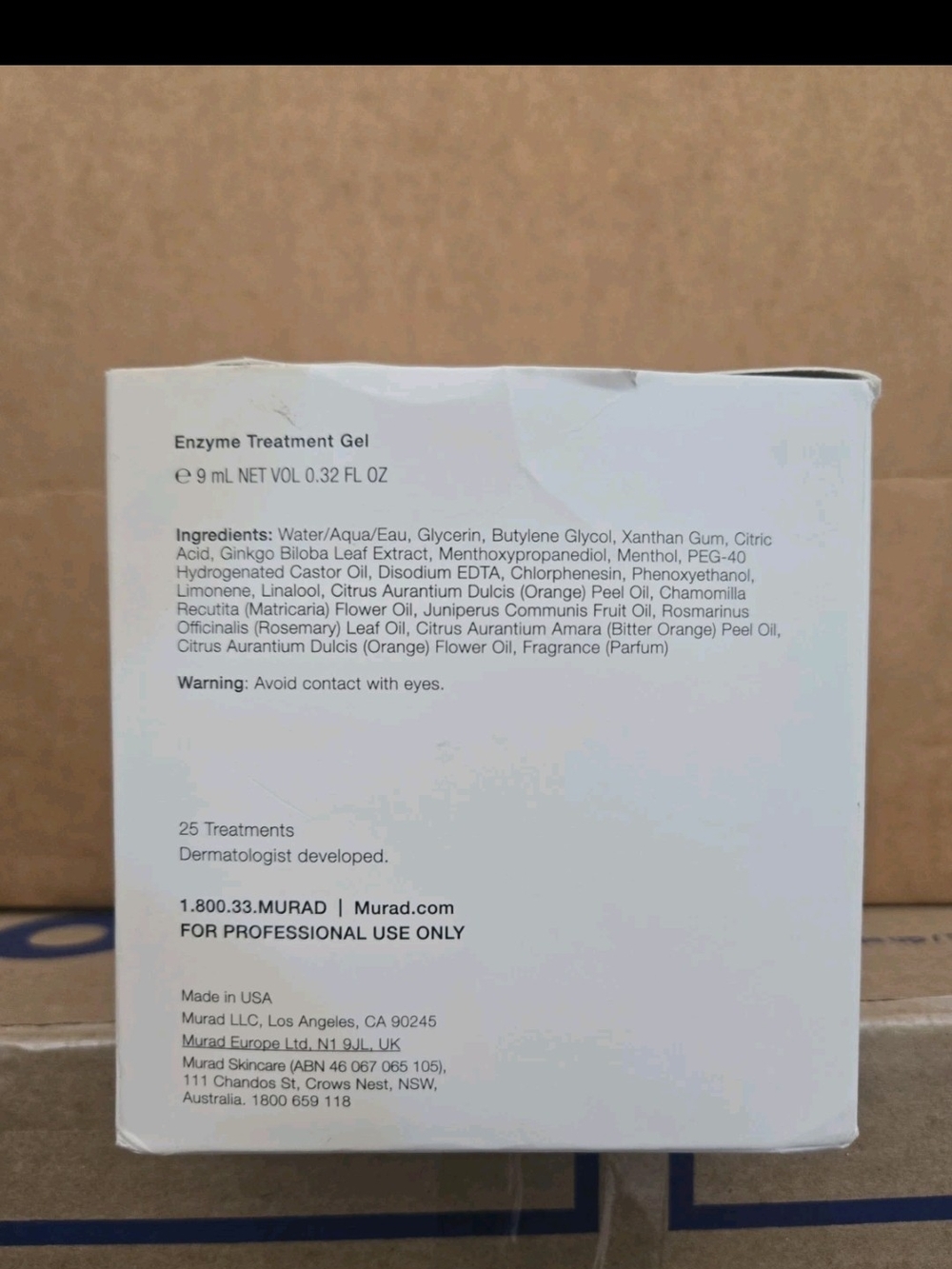 Murad Enzyme Treatment Box - White with Blue Accent - Picture 2 of 9